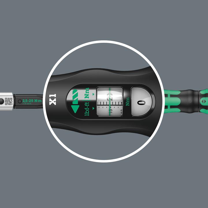 Image du produit Wera Click-Torque X 1 (2.50 Nm, 25 Nm)