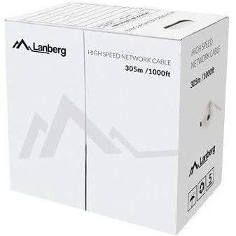 Lanberg LCU5-12CU-0305-B Netzwerkkabel 305 m Cat5e U/UTP (UTP) Blau (U/UTP, CAT5e, 305 m), Netzwerkkabel