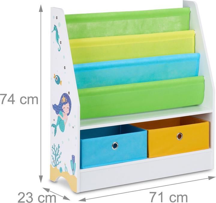 Produktbild Relaxdays Kinderregal (71 x 23 x 74 cm)