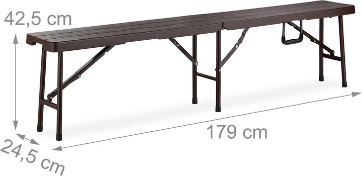 Produktbild Relaxdays Bierbank