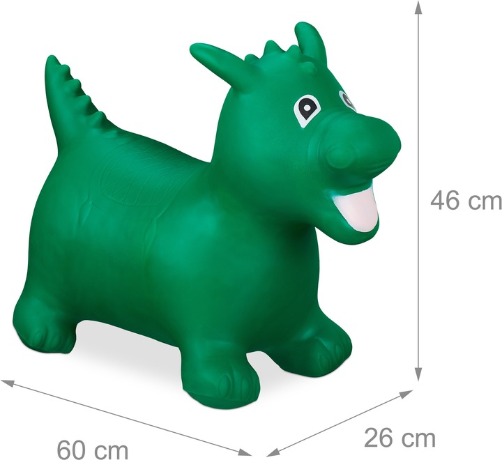 Actual product image Relaxdays Bouncy animal dragon