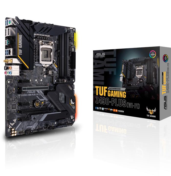 Produktbild ASUS TUF Gaming Z490-PLUS (wi-fi) (LGA 1200, Intel Z490, ATX)