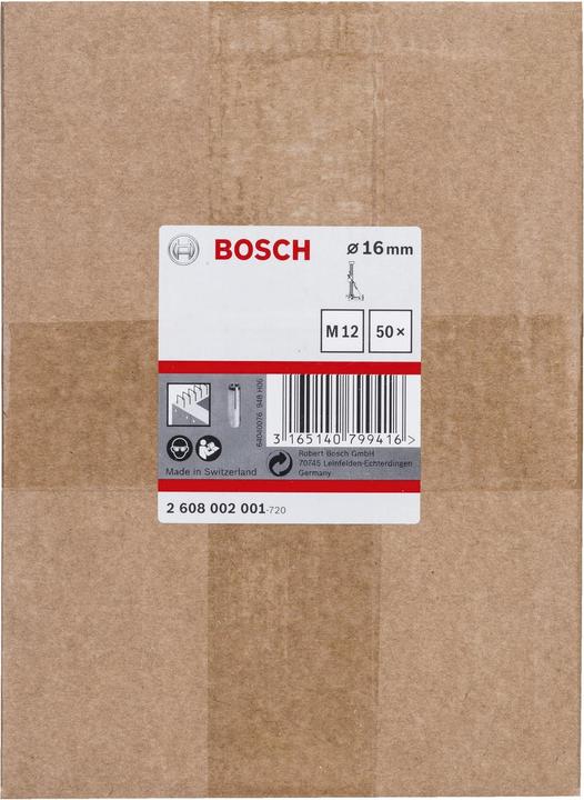 Produktbild Bosch Professional Zubehör Dübel 16 mm, 50 Stk. (50 Stk.)