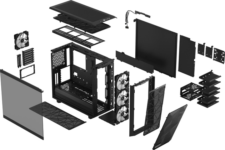 Produktbild Fractal Meshify 2 (ATX, mATX, Mini-ITX, E-ATX)