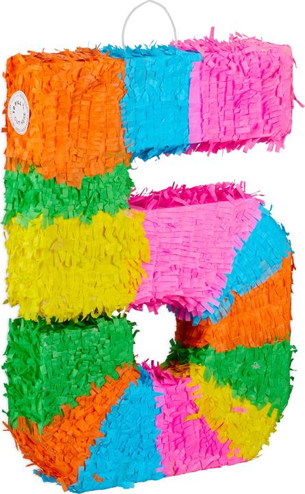 Actual product image Relaxdays Numbered Birthday Pinata