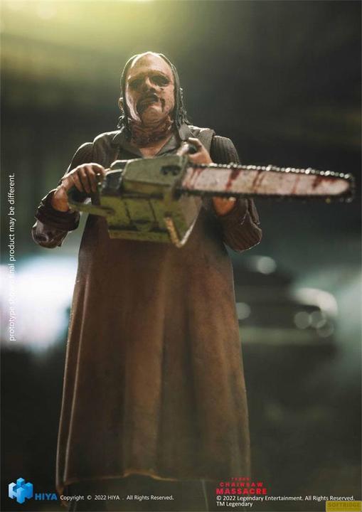 Actual product image Hiya Toys Texas Chainsaw Massacre (2022) figurine 1/18 Exquisite Mini Leatherface 12 cm
