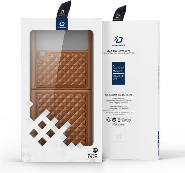 Produktbild Dux Ducis Venice Series Echtleder Case (Samsung Galaxy Z Flip4)