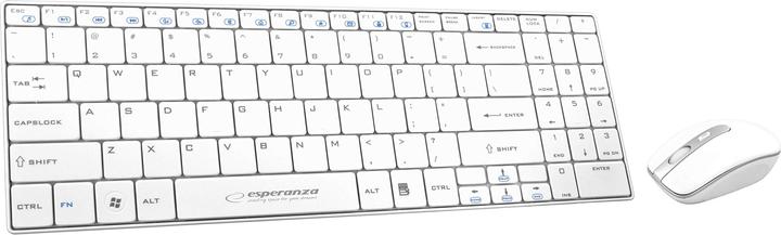 Actual product image Esperanza EK122W Keyboard RF Wireless QWERTY (Eng. Int., Wireless)