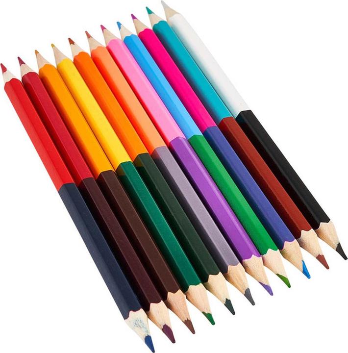 Produktbild Topwrite Kids Double Color Pencil, 12dlg. (Bunt, 12 x)