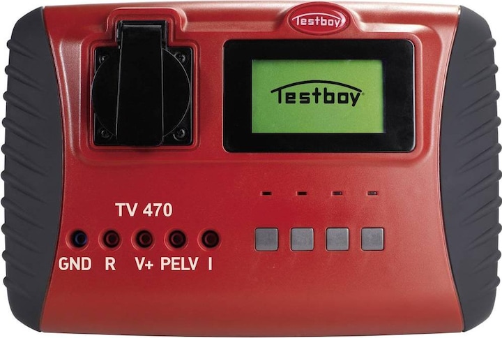 Image du produit Newlec Testeur TV 470 VDE DIN 0701/0702/EN 62353, testeur d'appareils (état bon/mauvais, fonction d'aide) (CAT II 600V)