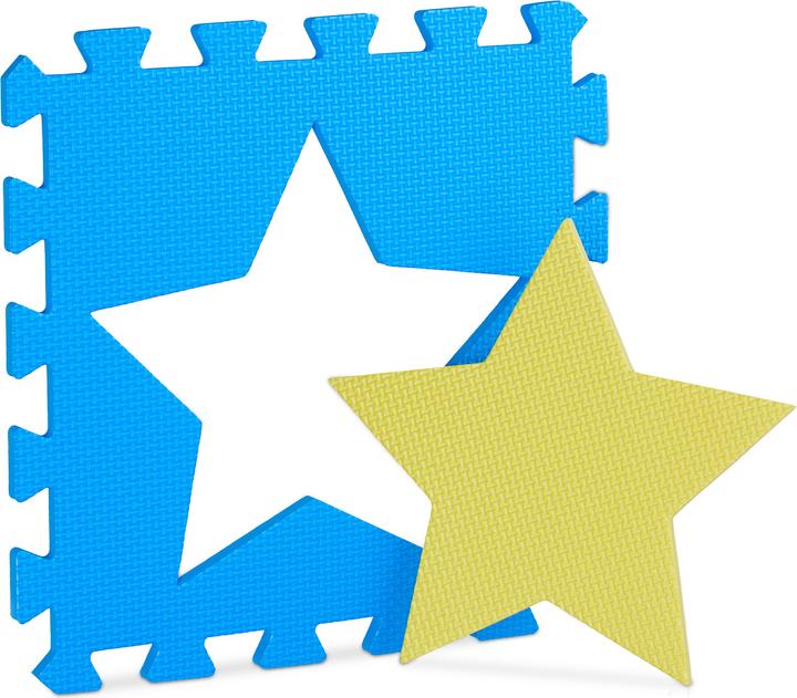 Image du produit Relaxdays Tapis-de-jeu Étoiles (32 x 32 x 1 cm)