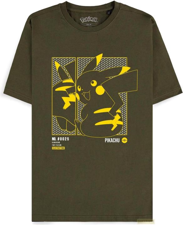 Immagine prodotto Difuzed Pokemon T-Shirt (XXL) Man: Green Pikachu (XXL)