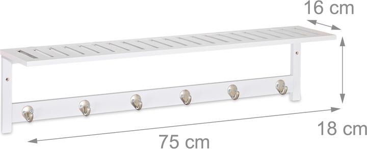 Produktbild Relaxdays Wandgarderobe