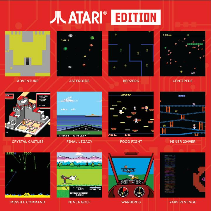 Actual product image HyperMegaTech! Blaze Evercade Atari Super Pocket