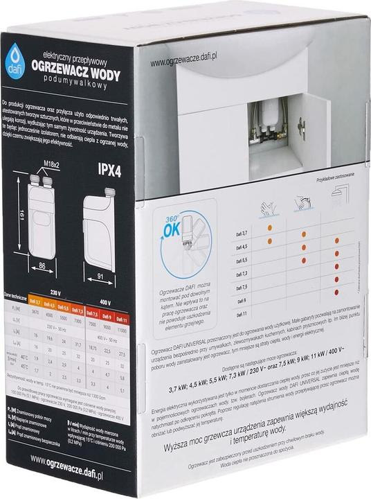 Actual product image Dafi POZ03132 Kettle & Boiler Vertical Without Tank (Direct)