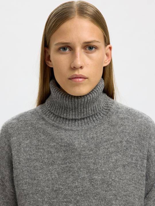 Actual product image Selected Femme Knitted turtleneck jumper (XS)