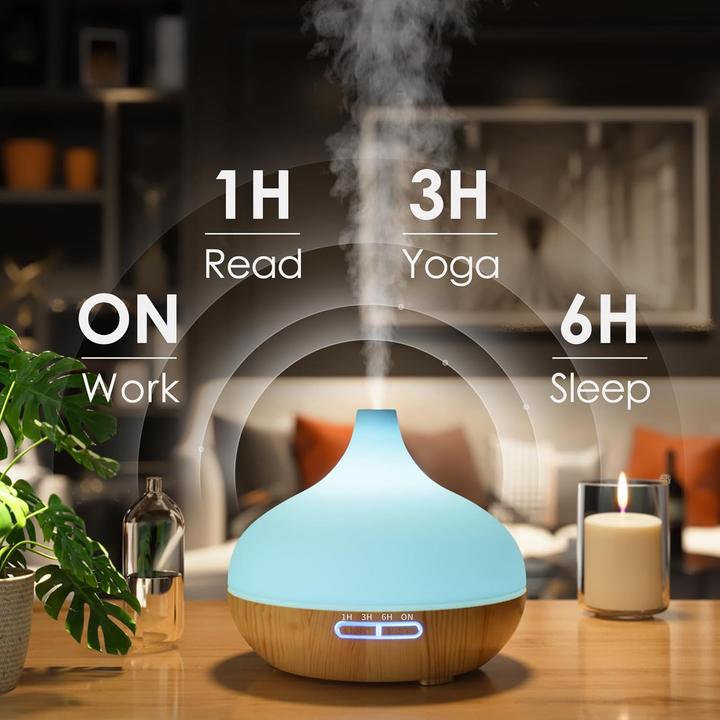 Produktbild WiliThghe Aroma Diffuser Set mit Fernbedienung und 10 Ölen (500 ml)