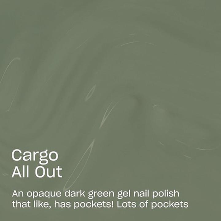 Produktbild OPI GelColor Cargo All Out Opaque Cool Army Green Creme UV Cure Gel Nail (Cool Army Green Creme, UV-Gel Lack)