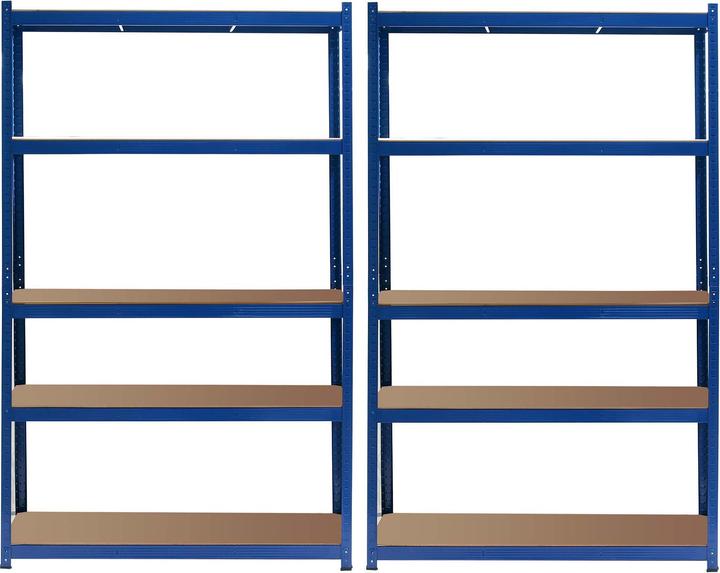 Actual product image Wiltec Heavy-duty shelving set