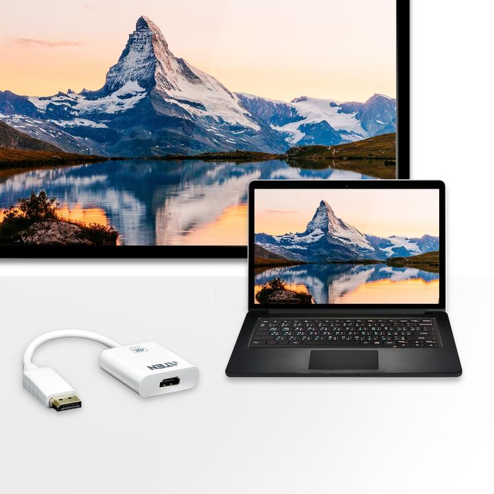 Actual product image Aten DisplayPort—HDMI (HDMI, 18 cm)