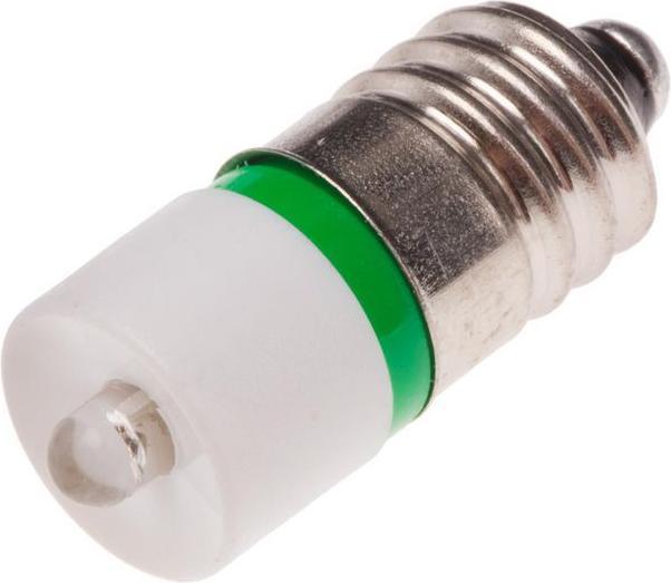 Produktbild RS PRO LED 5mm E10 24VAC/DC grün (E10, 1x)