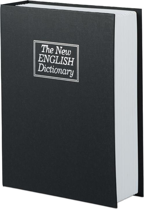 Actual product image Relaxdays Large Lockable Book Safe (1 l)