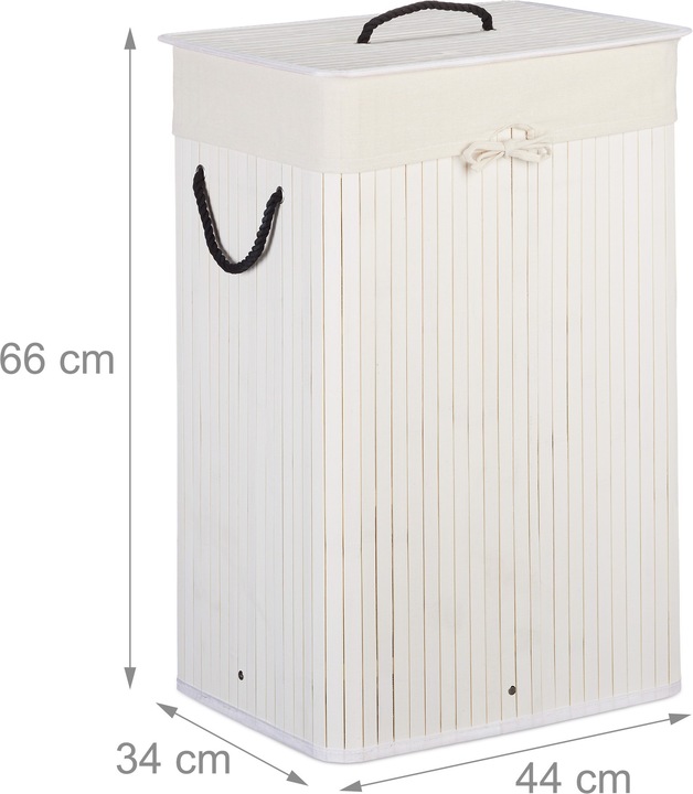 Immagine prodotto Relaxdays Cesto portabiancheria (80 l)