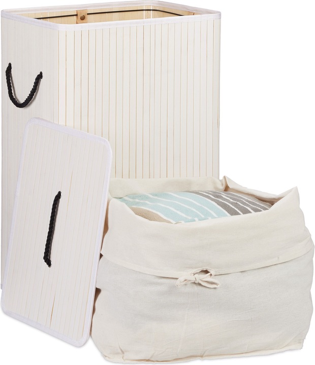 Immagine prodotto Relaxdays Cesto portabiancheria (80 l)