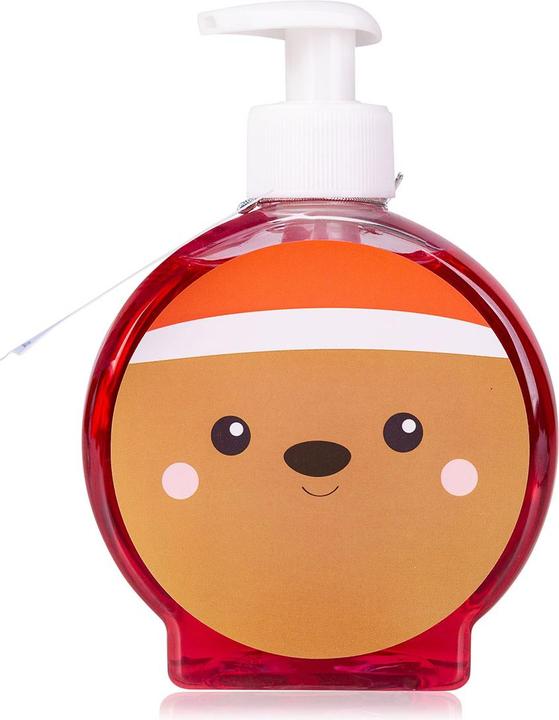 Actual product image Accentra Hand soap OH DEER in pump dispenser, motif: reindeer, 350ml, fragrance: cranberry apple, colour: (Liquid soap, 350 ml)