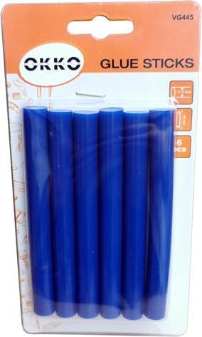 Okko GLUE STICKS 6PCS SET.11.2X100MM.BLUE