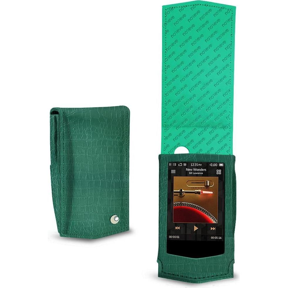 Noreve Lederschutzhülle vertikal, MP3 Tasche + Hülle, Grün