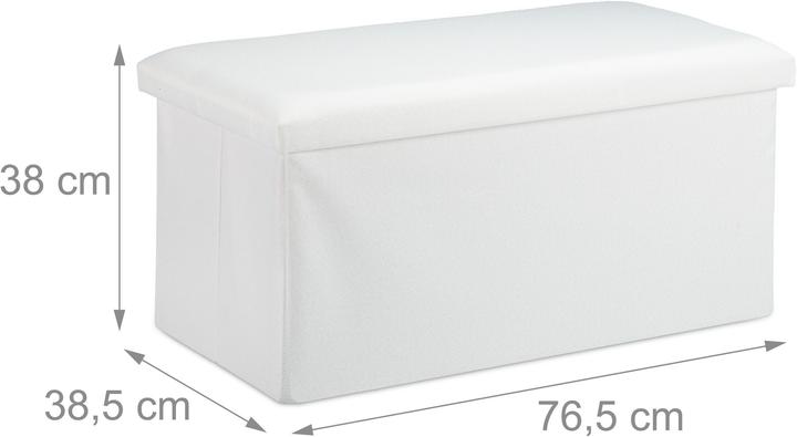 Actual product image Relaxdays Storage Bench (76.50 cm)