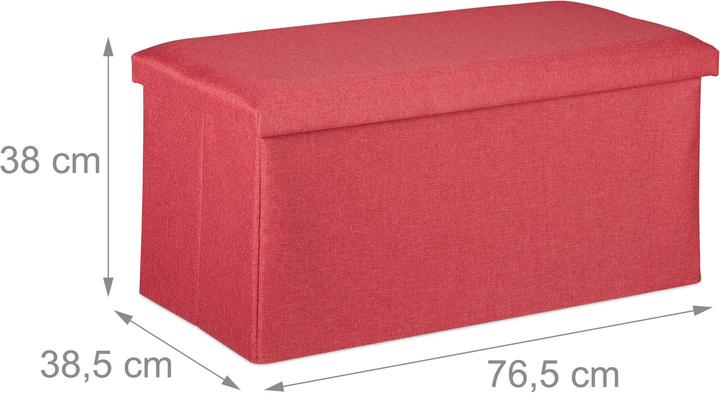 Image du produit Relaxdays Banquette de rangement (76.50 cm)