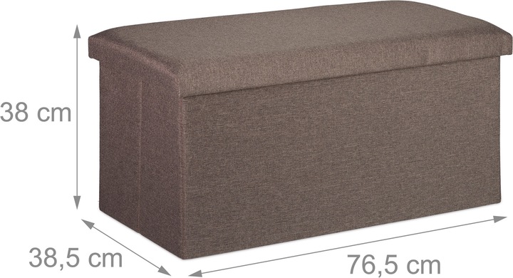 Image du produit Relaxdays Banquette de rangement (76.50 cm)