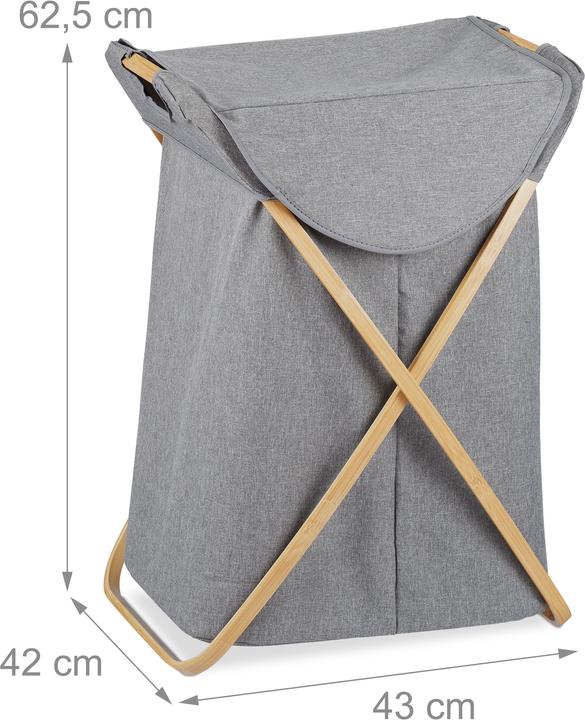 Image du produit Relaxdays Panier à linge (58 l)