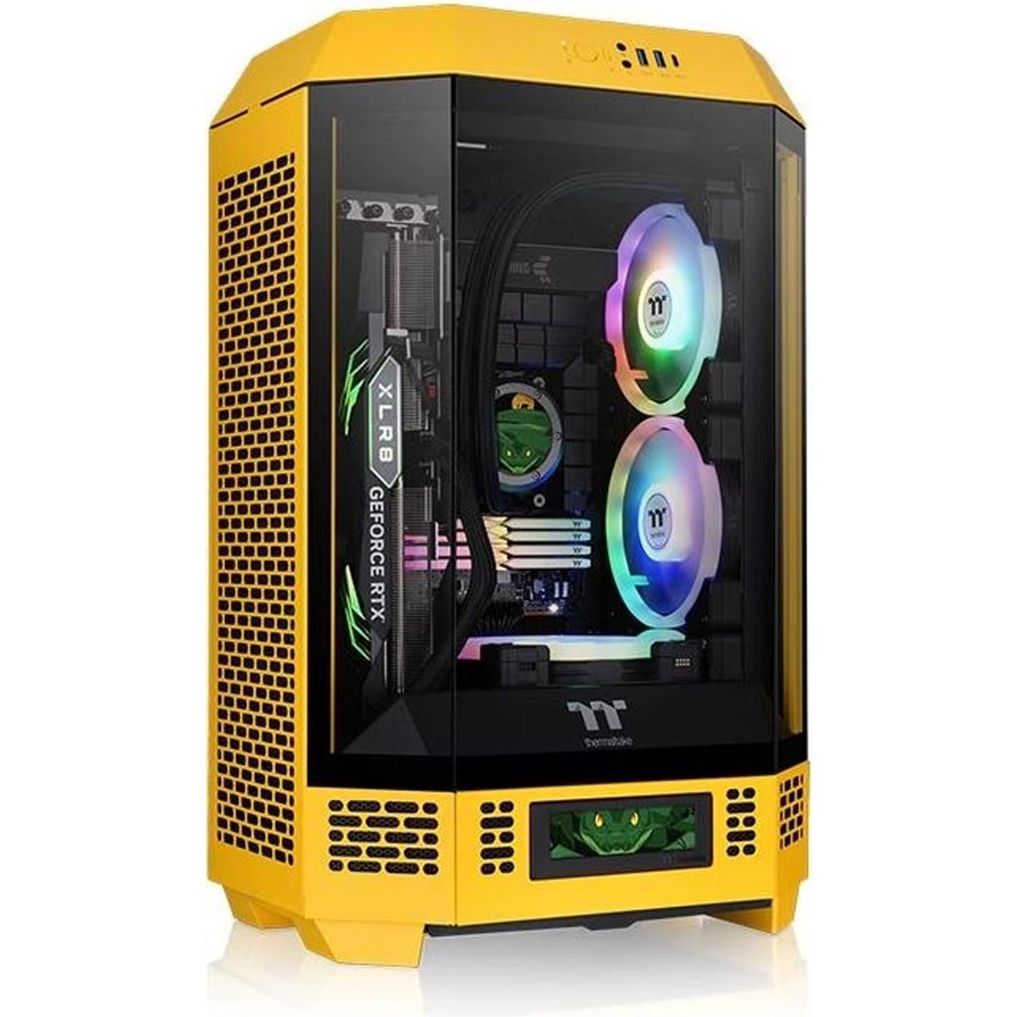 Thermaltake La Torre 300 Bumblebee (mATX, Mini-ITX), Case PC, Giallo