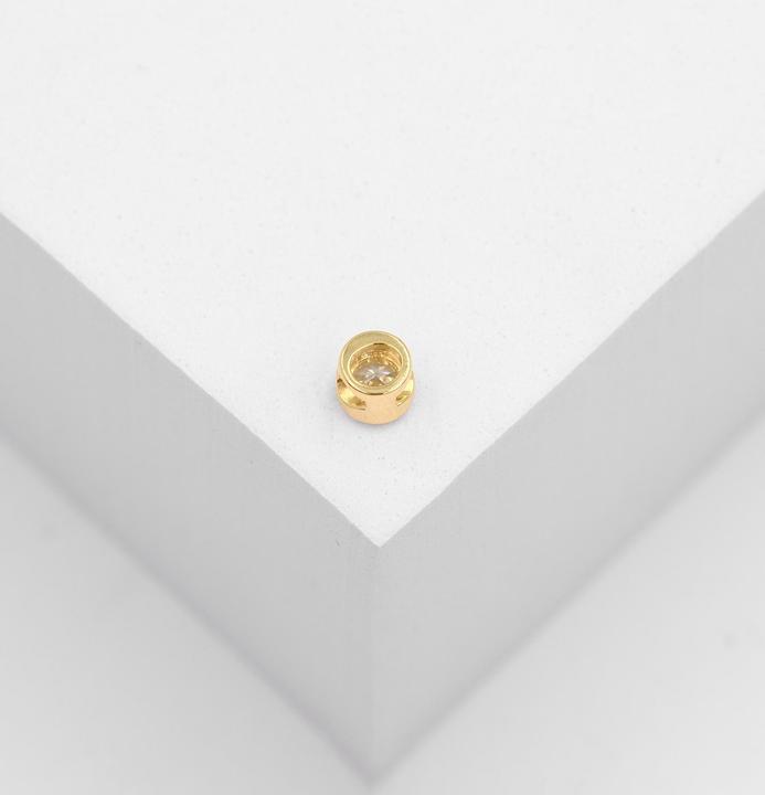 Produktbild Muau Anhänger Zargenfassung (Gelbgold 750 Diamant 0.20ct.)