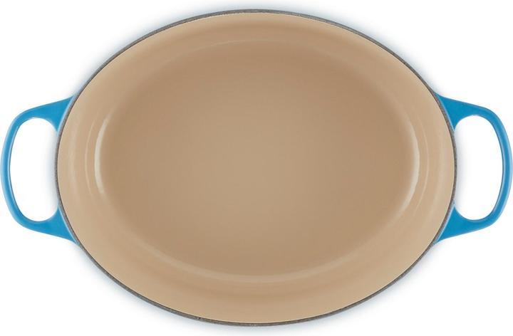Actual product image Le Creuset Roaster Oval Sig 33 cm Azure (33 cm, Casserole + Stewpot, Cast iron)