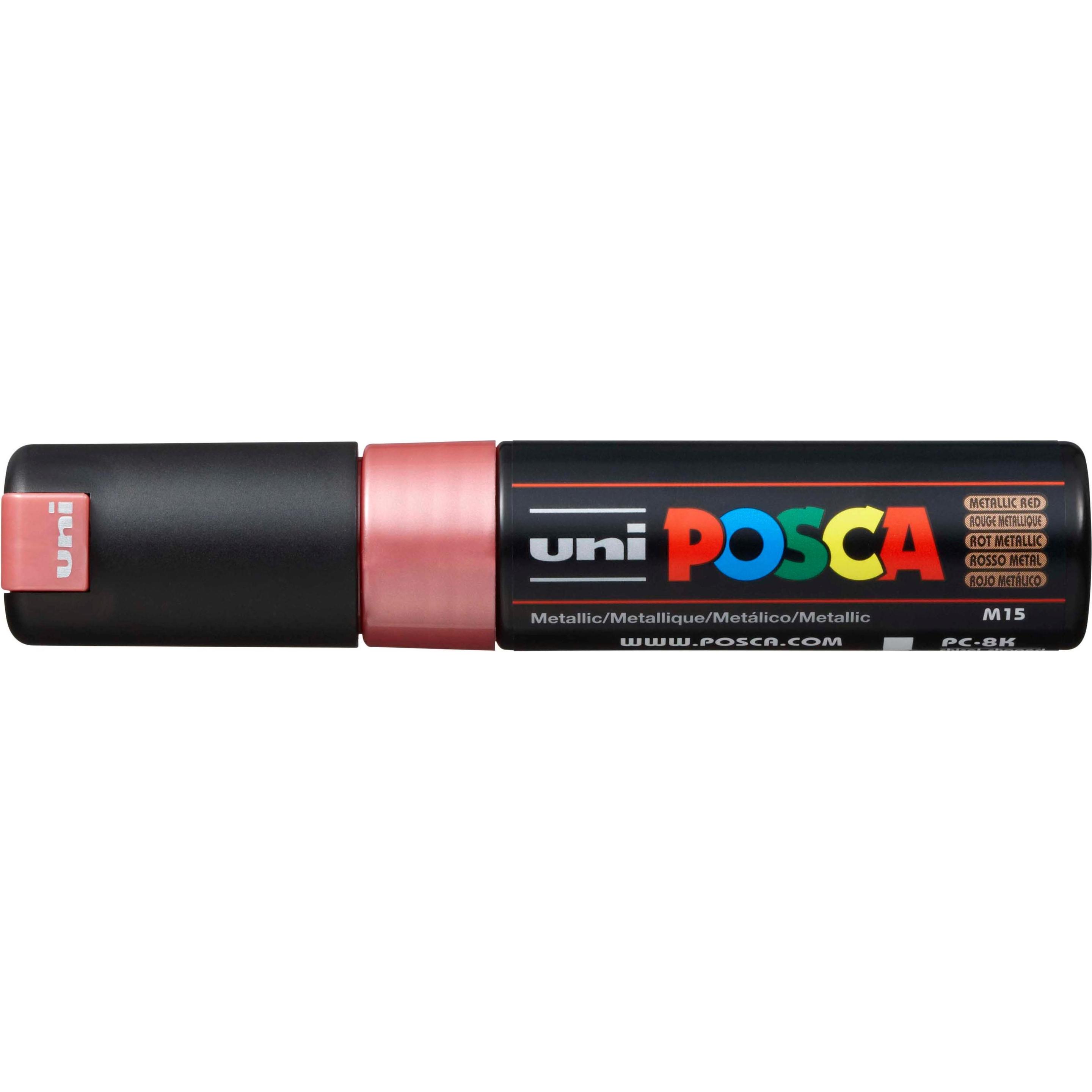 Posca, Marker, Marker PC-8K Keilspitze (Rot, 8 mm, 1 x)