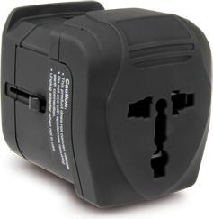 Produktbild Hamlet Traver Adapter universal reiseadapter für steckdosen plus usb-ladegerät (2 Ports)