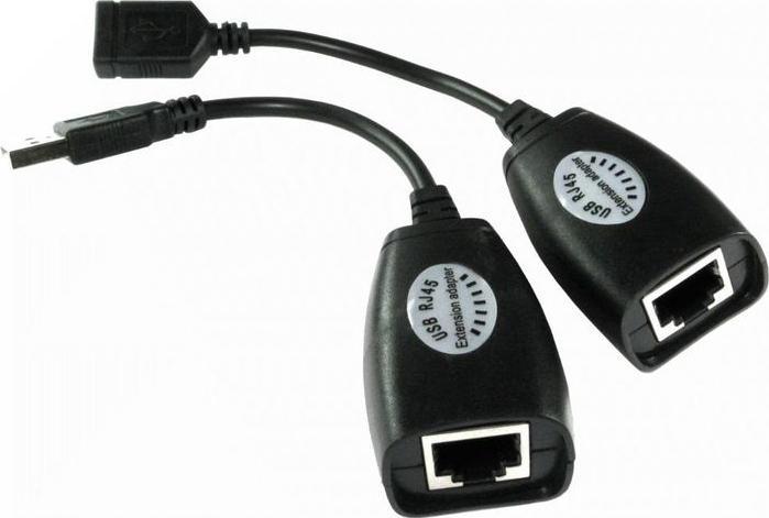 RS PRO USB-Extender, 50m, USB 1.1, CATx 1-Port, 70 X 30 X 19mm lokales Gerät