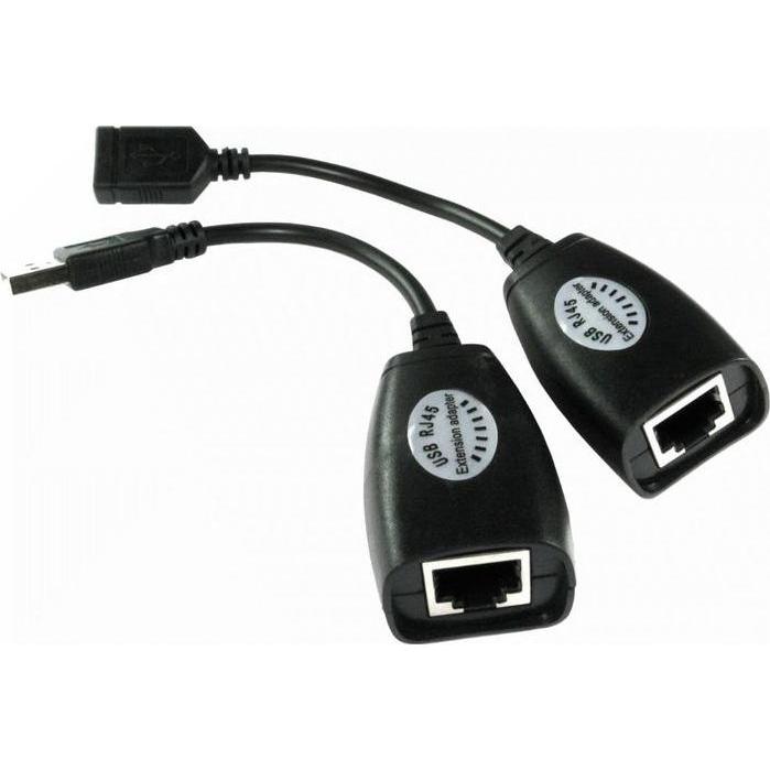 RS PRO USB-Extender, 50m, USB 1.1, CATx 1-Port, 70 X 30 X 19mm lokales Gerät (2206506)