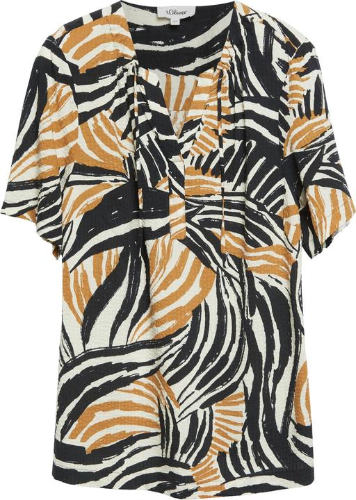 Immagine prodotto s.Oliver Strukturierte Viskosemix-Bluse mit All-over-Print (48)