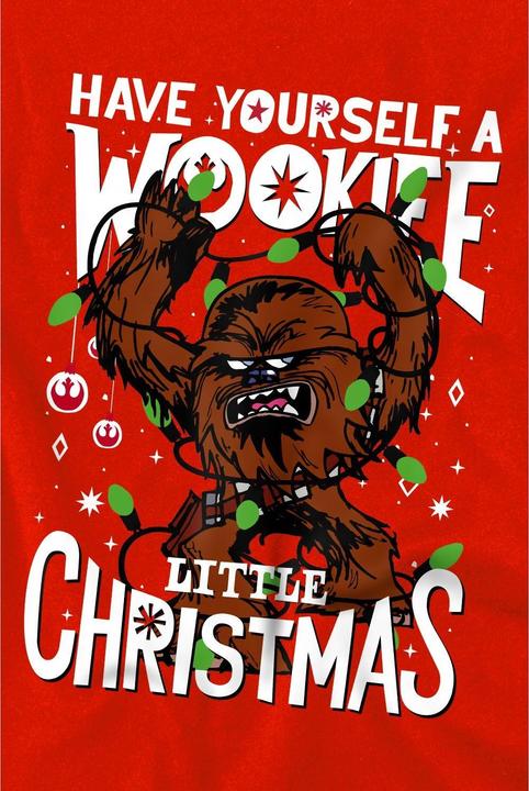 Produktbild Star Wars A Wookie Little Christmas TShirt (104)