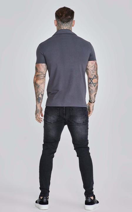 Actual product image Siksilk T-Shirt Smart Revere Polo - Muscle Fit (XS)