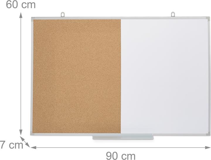 Actual product image Relaxdays Combination board (Combination board, 90 x 7 x 60 cm)