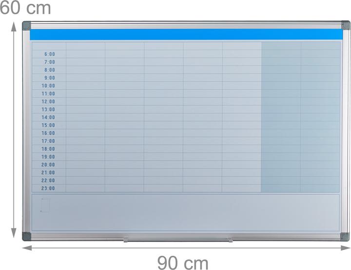 Productafbeelding Relaxdays Whiteboard Planer (86 x 56 cm)