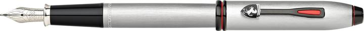 Actual product image Cross Fountain pen Townsend Ferrari Collection Titanium Grey F Gift box (Grey, 1 x)