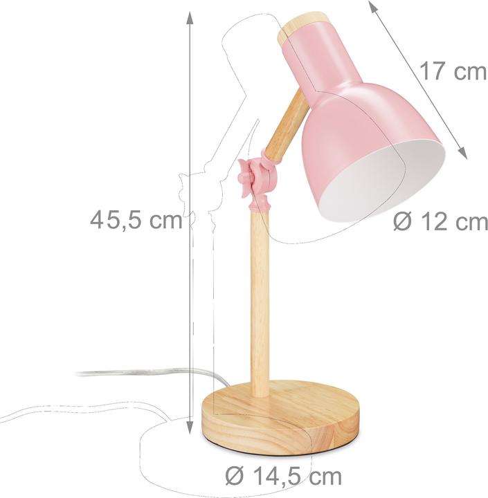 Actual product image Relaxdays Schreibtischlampe (E27)