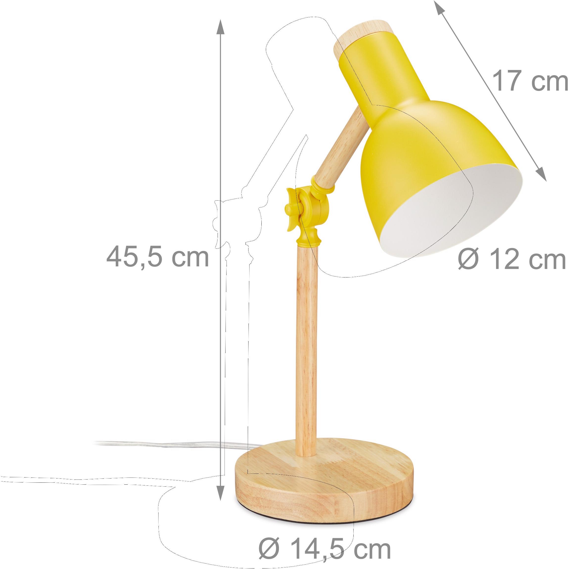 Thumbnail - Relaxdays, Tischlampe, Schreibtischlampe (E27)